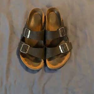 Birkenstock Oiled Nubuck Leather Black